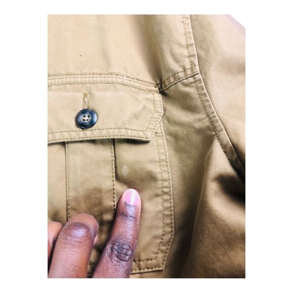 3280 Old Navy Men's Canvas Chore Coat Faux Sherpa XXL Hunting Work Jacket - Picture 3 of 9